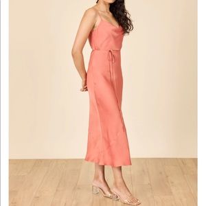 Park & Fifth Waldorf satin slip in Sunset Satin, size Small